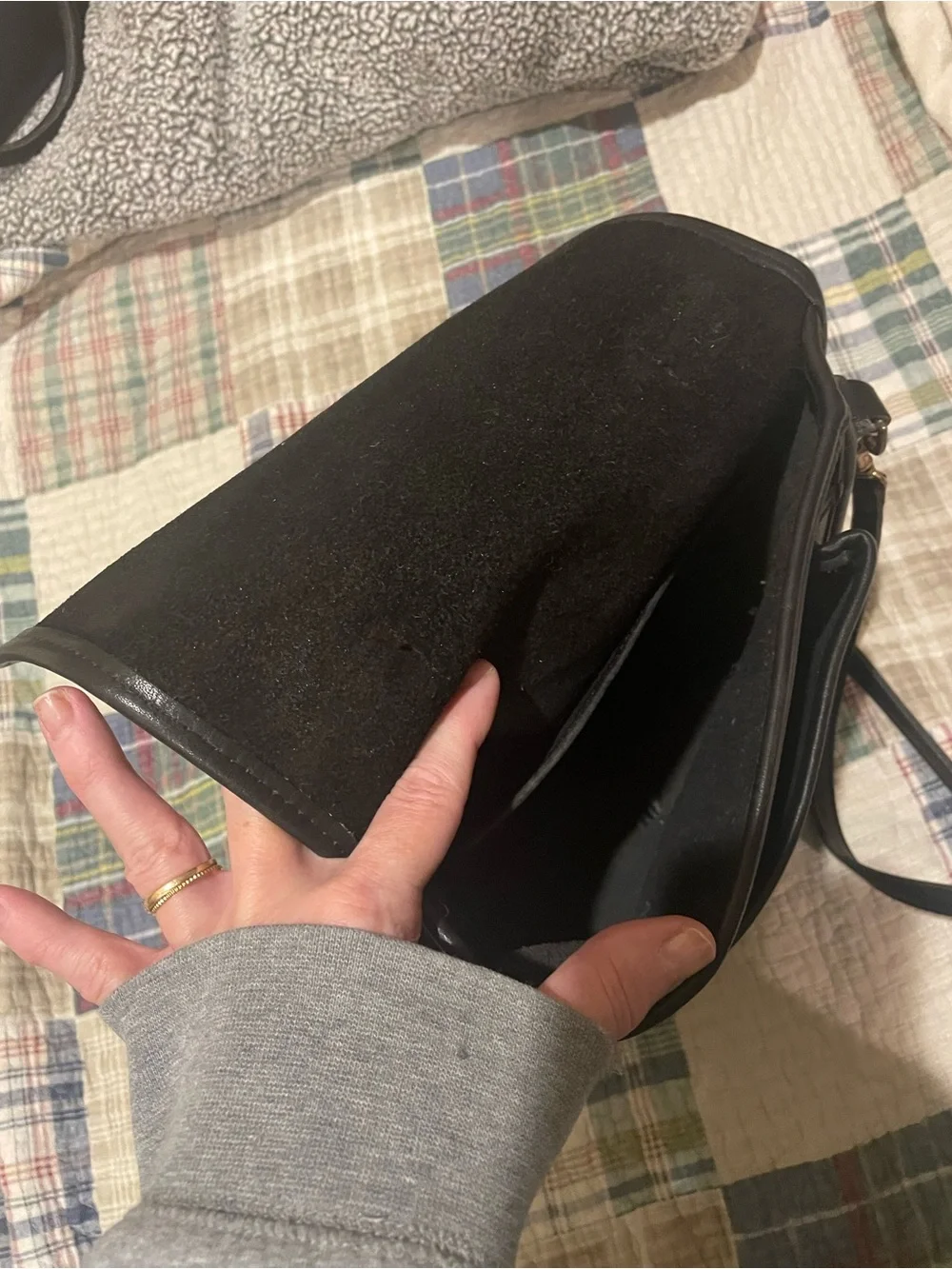Coach Station Bag 5130 in Black. Vintage made in 1994 in United States.
